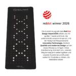 Healymat Frequenzmatte Testsieger Red Dot Award 2026 Healthcare Magnetfeldmatte