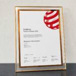 Healymat Frequenzmatte Helix Comfort – Red Dot Design Award Winner 2026 Zertifikat