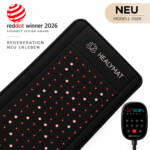 Healymat Frequenzmatte Helix Comfort – Red Dot Winner 2026 mit Controller